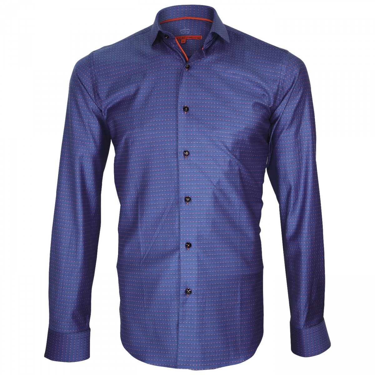 Chemise twill armuré HASTING Andrew Mc Allister Q4AM5 bleu