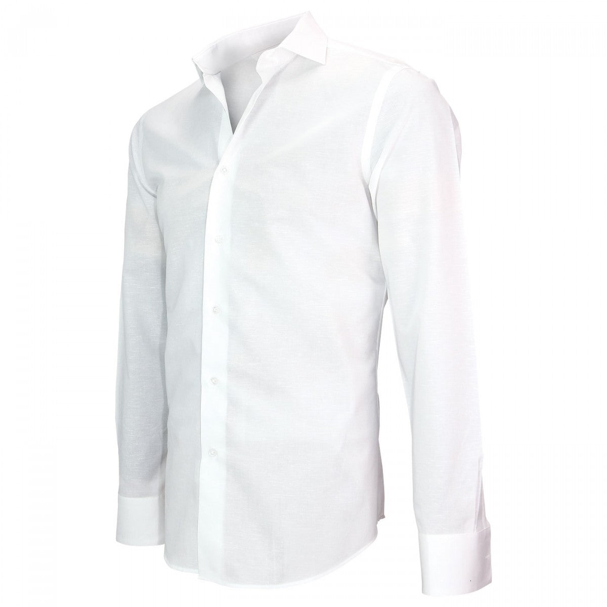 Chemise Voile de cotonLEEDS Andrew Mac Allister XP2AM3 blanc blanc