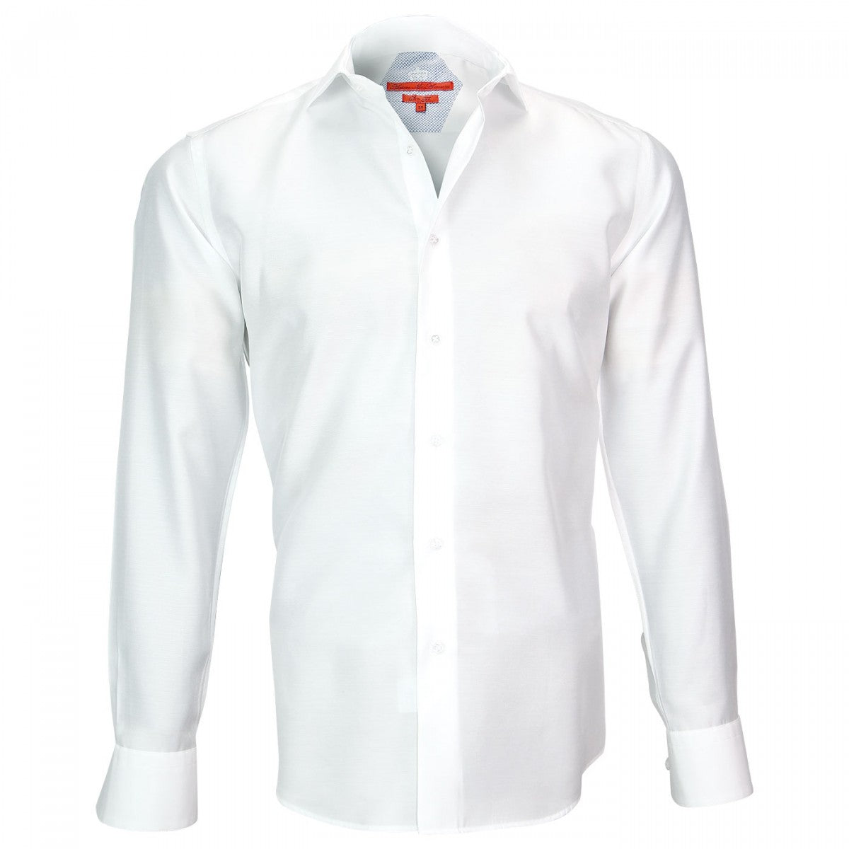 Chemise en gabardineLEEDS Andrew Mac Allister XP2AM4 blanc bleu ciel