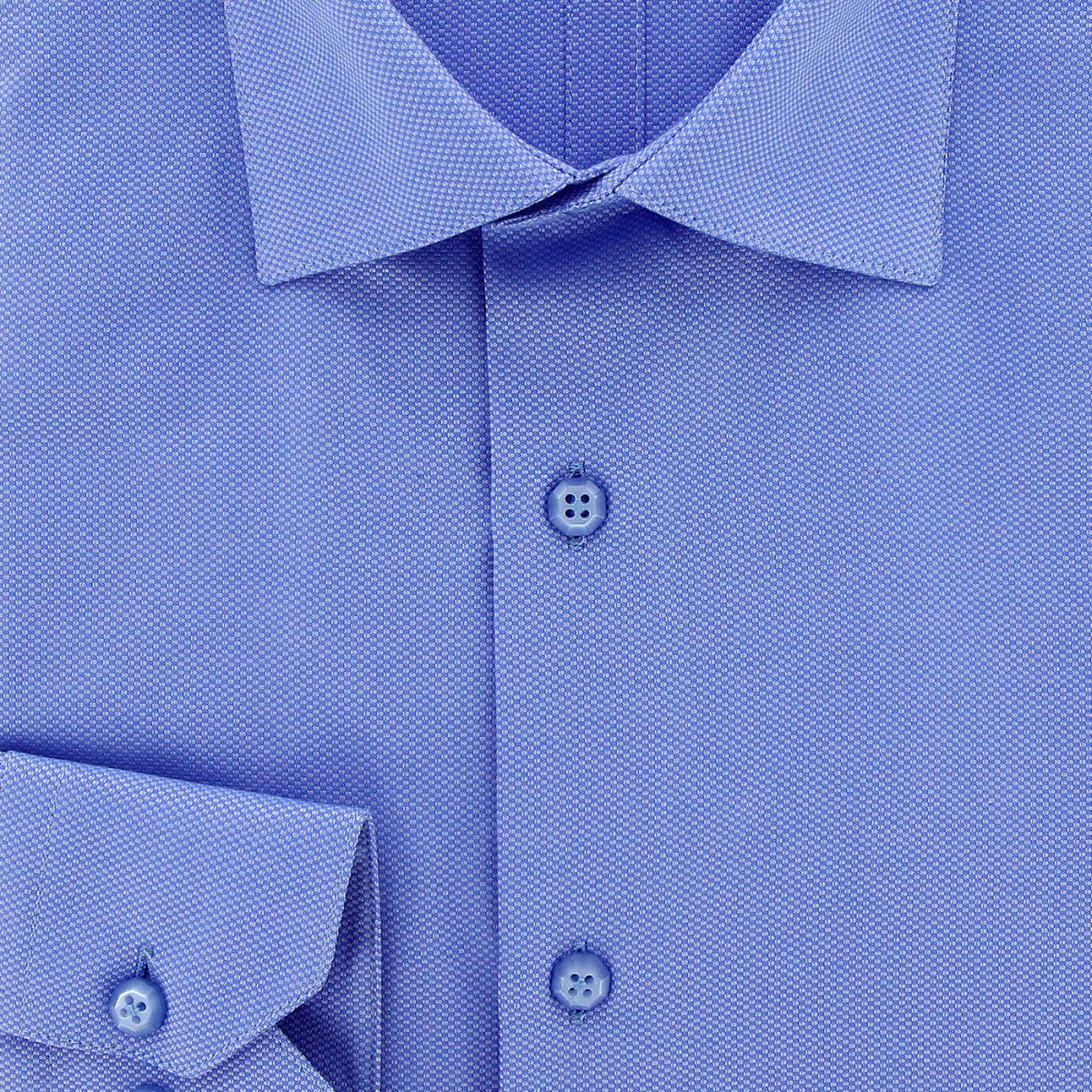 Chemise cintrée tissu armuré AB1AM1 bleu clair