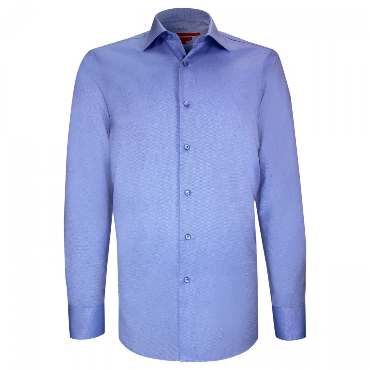 Chemise cintrée tissu armuré AB1AM1 bleu clair