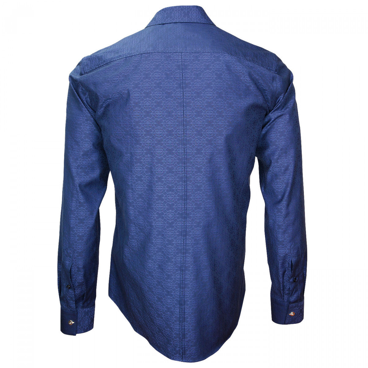 chemise tissu jacquardWEMBLEY Andrew Mc Allister J3AM1 bleu