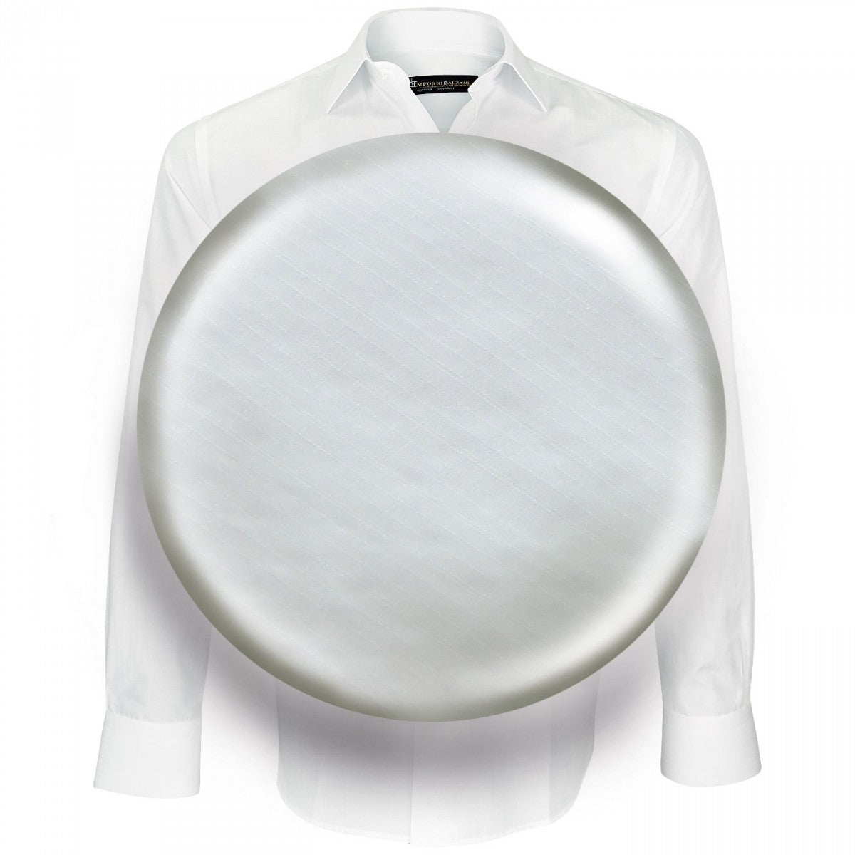 Chemisette tissu armuré CLASSICO Emporio balzani Q11EB1 blanc