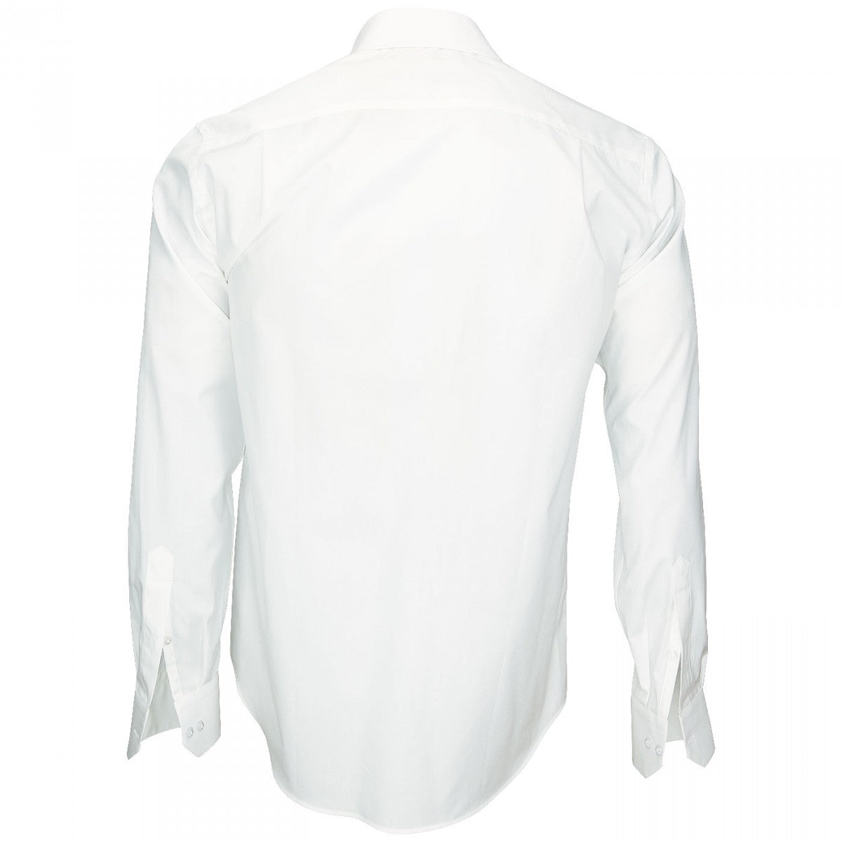 Chemise tissu armuréSAINT JAMES Andrew Mc Allister J5AM6 blanc