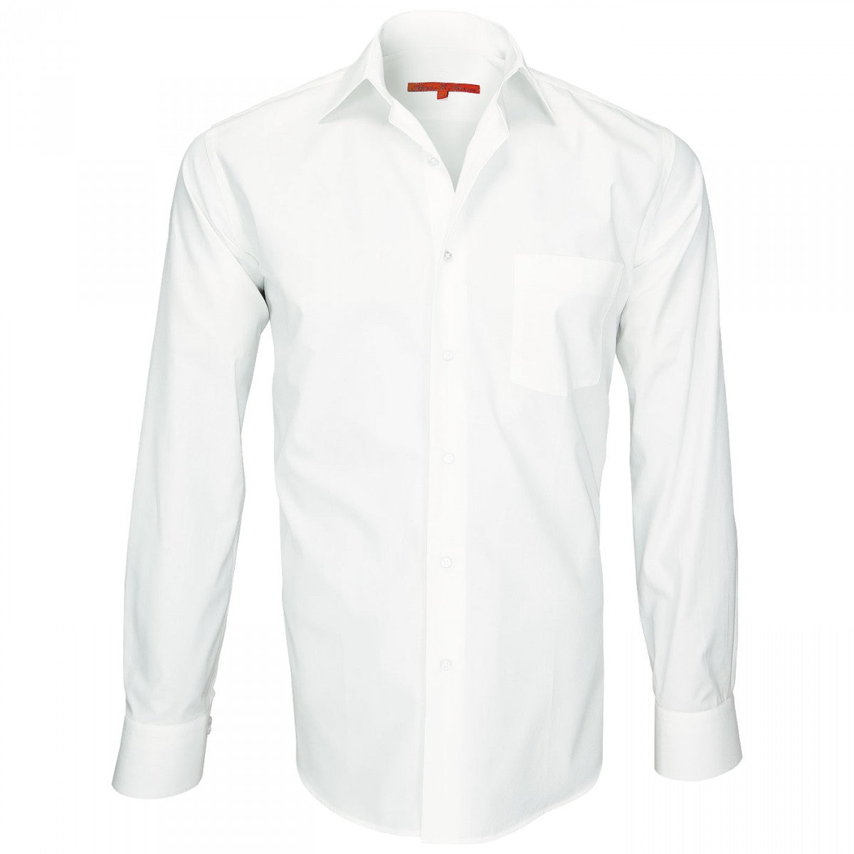Chemise tissu armuréSAINT JAMES Andrew Mc Allister J5AM6 blanc