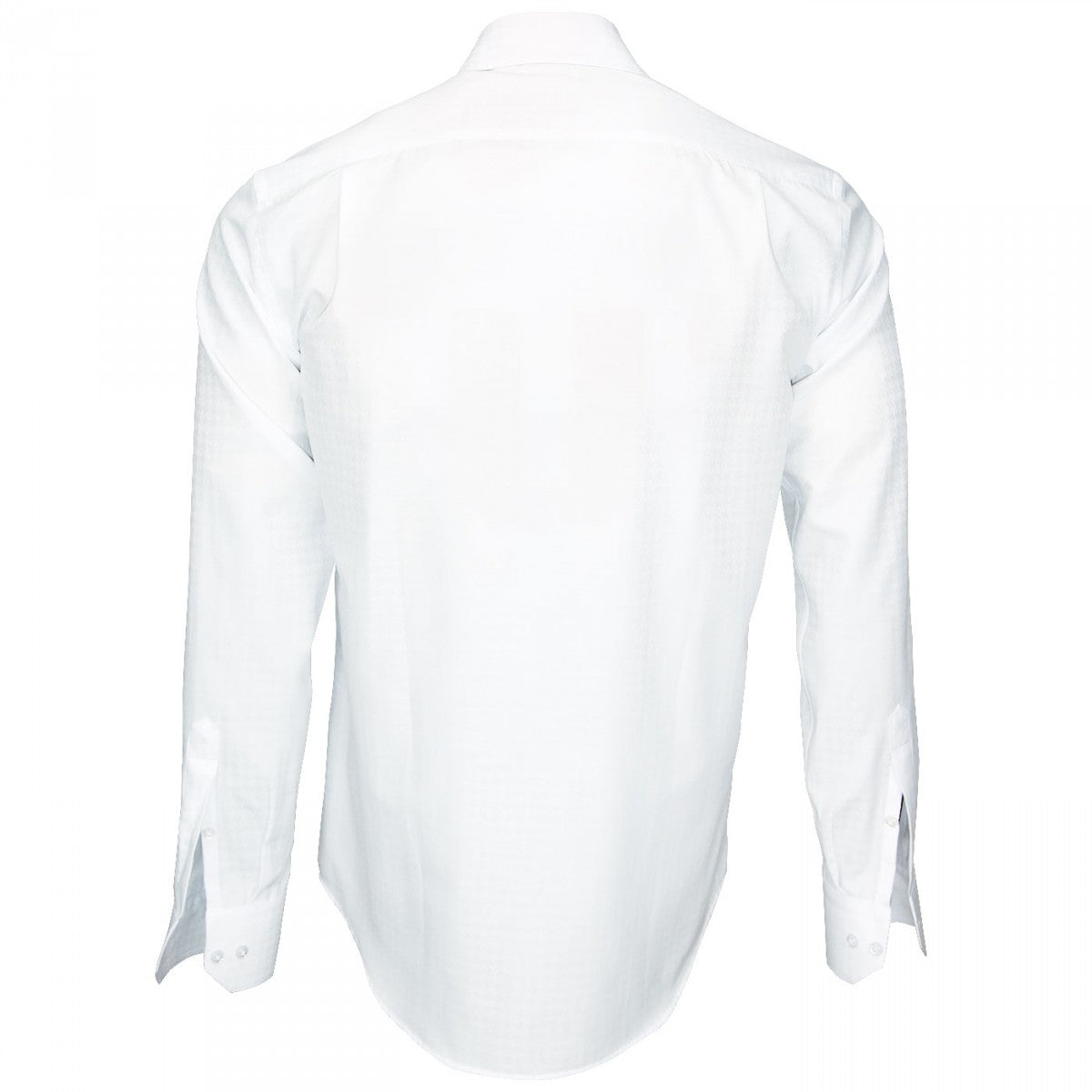 Chemise tissu armuréeBUSINESS Andrew Mc Allister J8AM2 blanc blanc