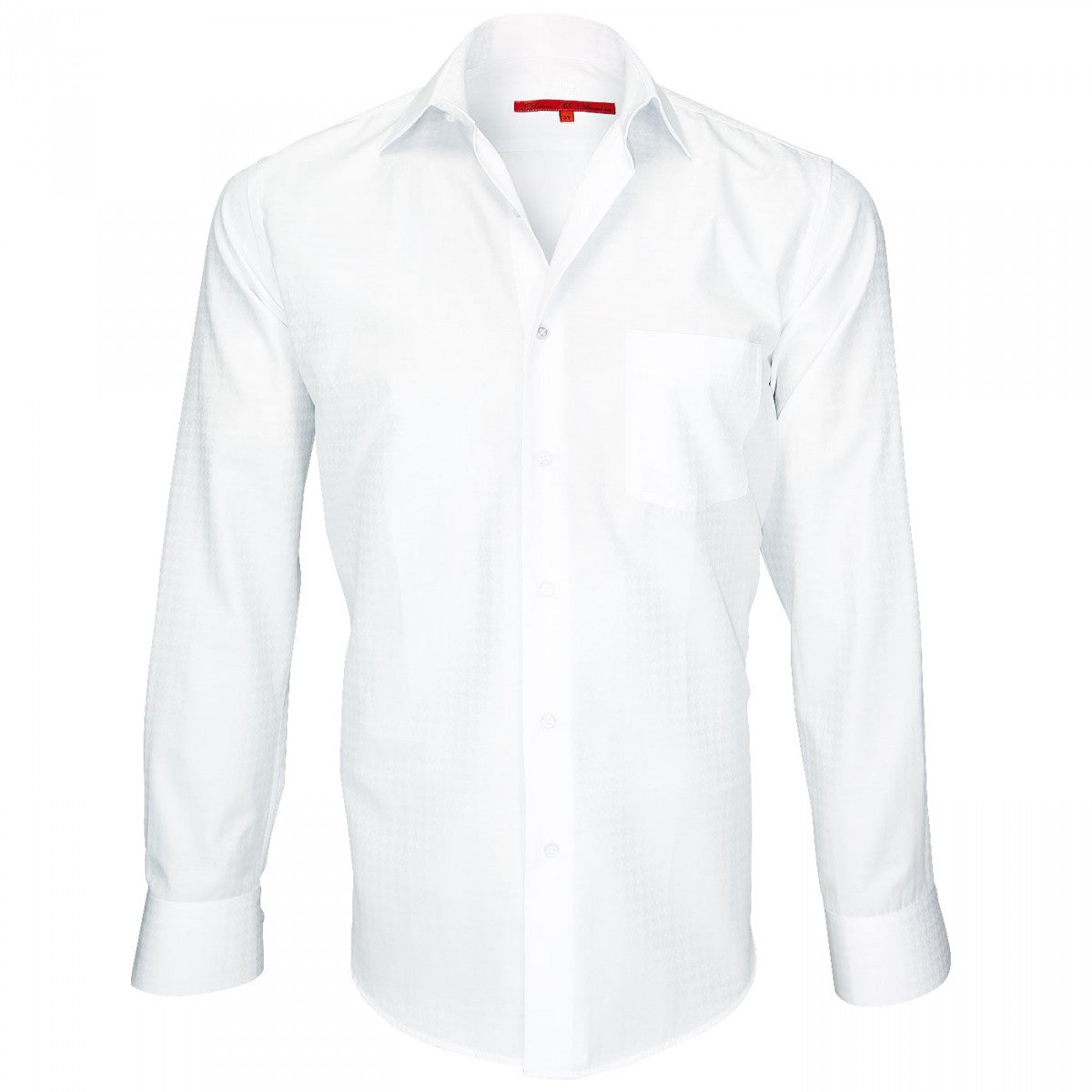 Chemise tissu armuréeBUSINESS Andrew Mc Allister J8AM2 blanc blanc