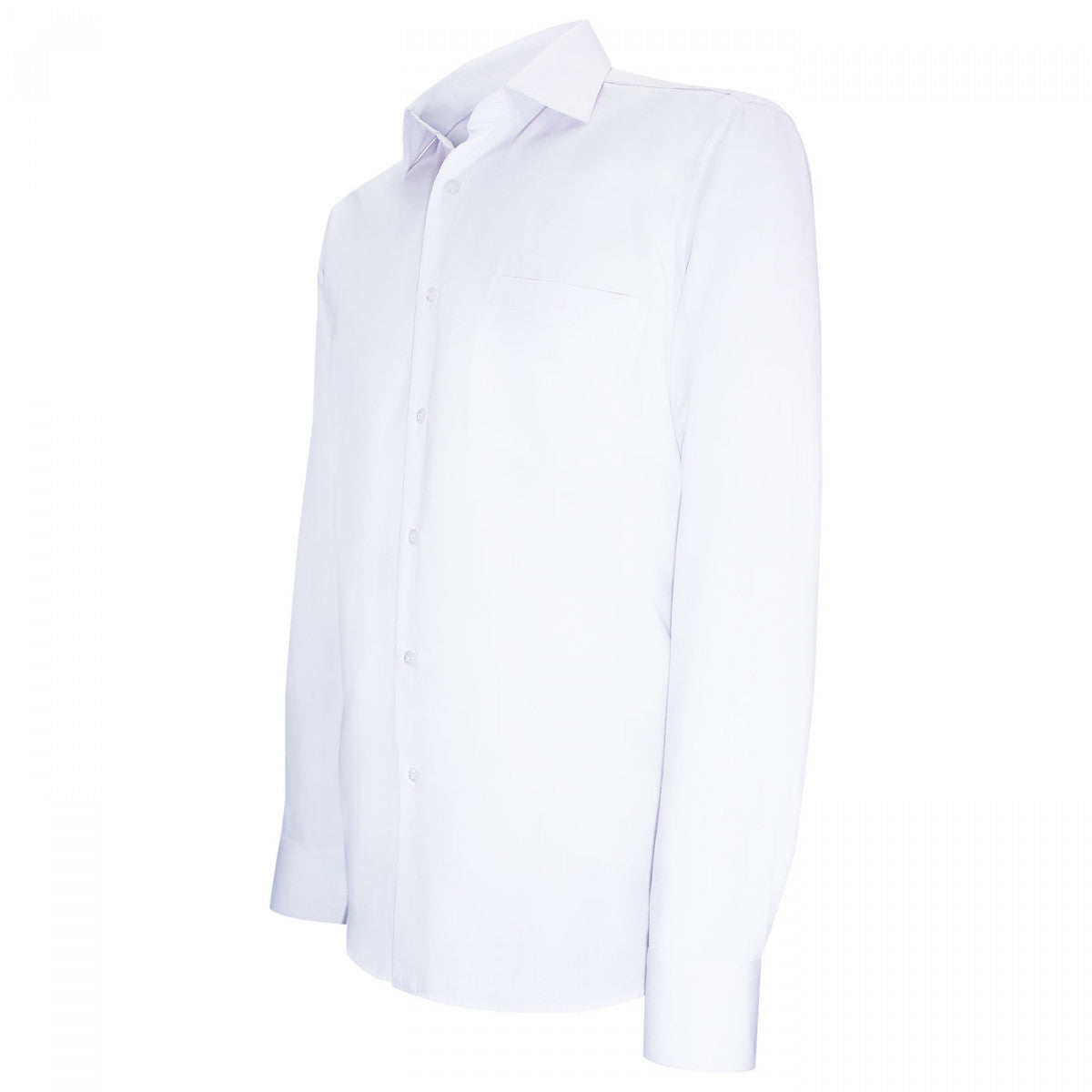 Chemise coupe droite tissu chevron AB4AM3 blanc