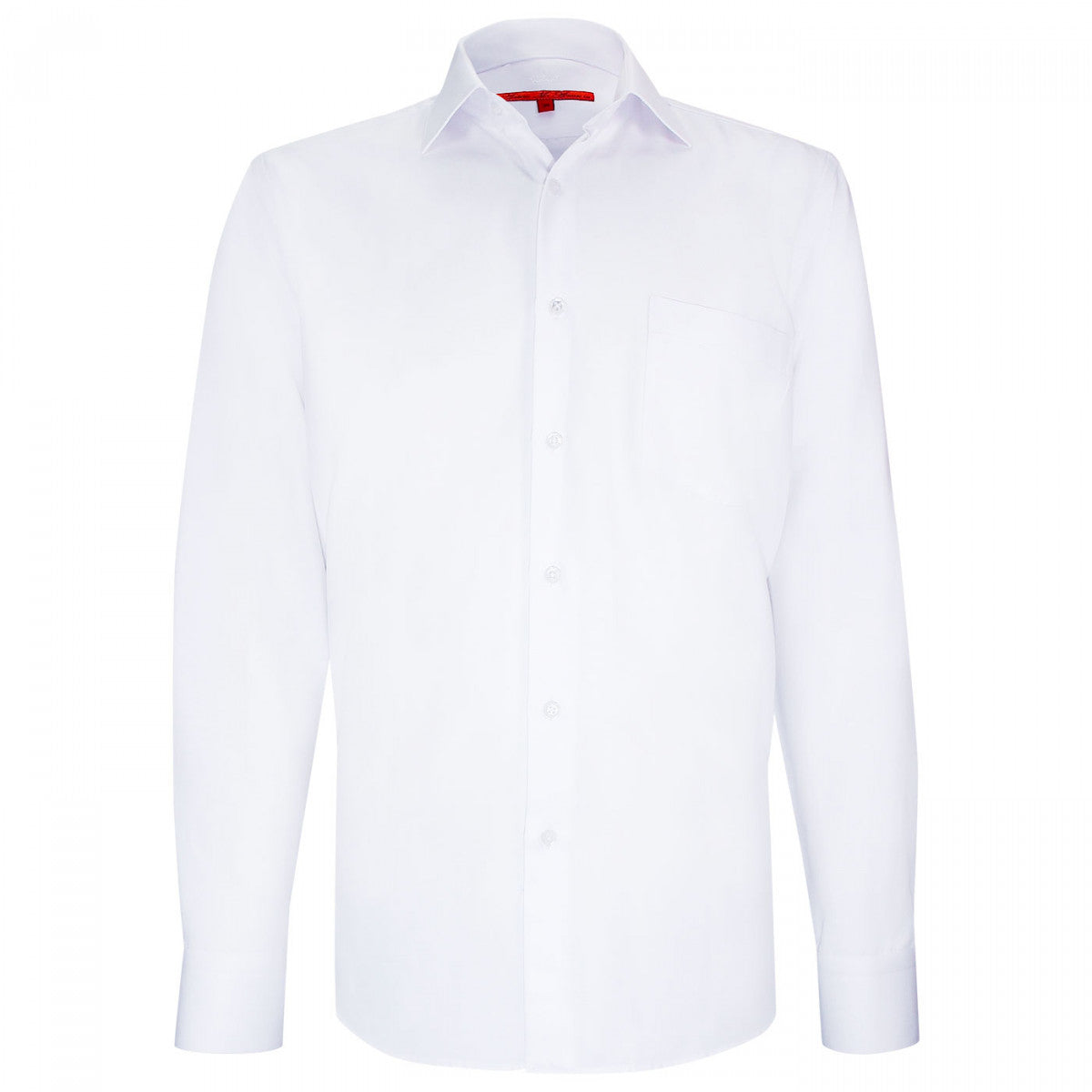 Chemise coupe droite tissu chevron AB4AM3 blanc