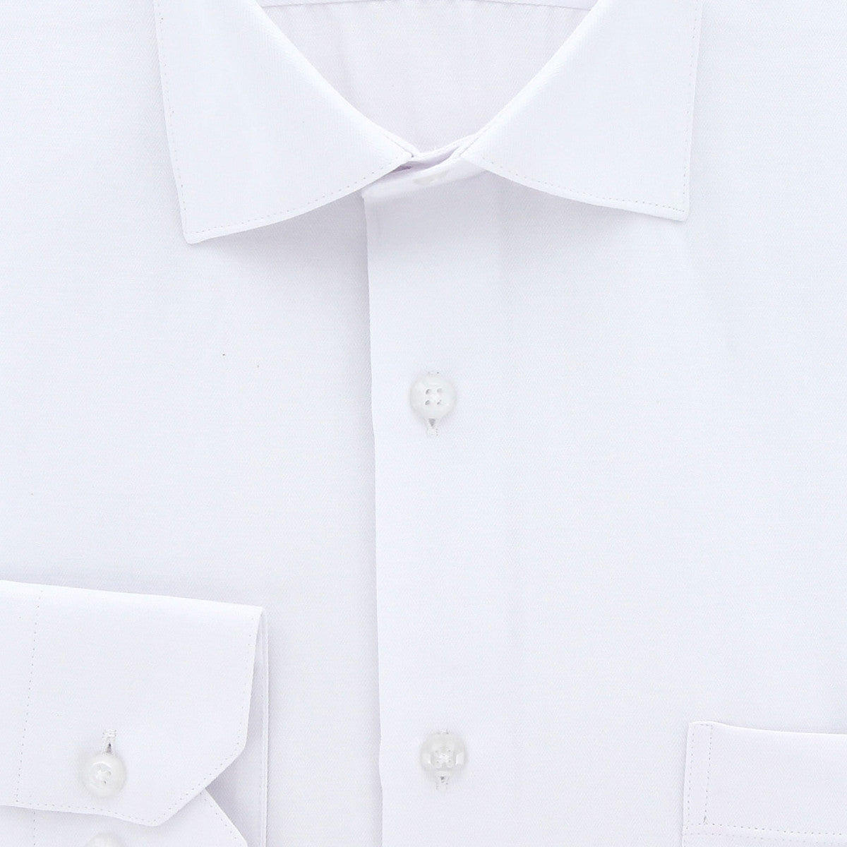 Chemise coupe droite tissu chevron AB4AM3 blanc