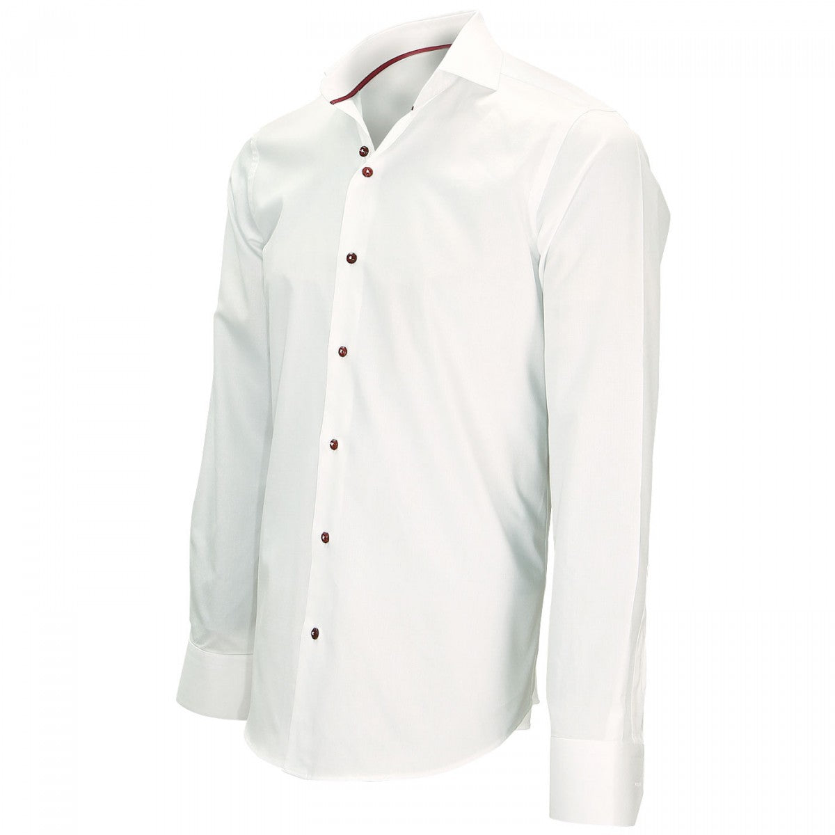 Chemise tissu jacquardFIORI Emporio balzani P7EB10 blanc rouge