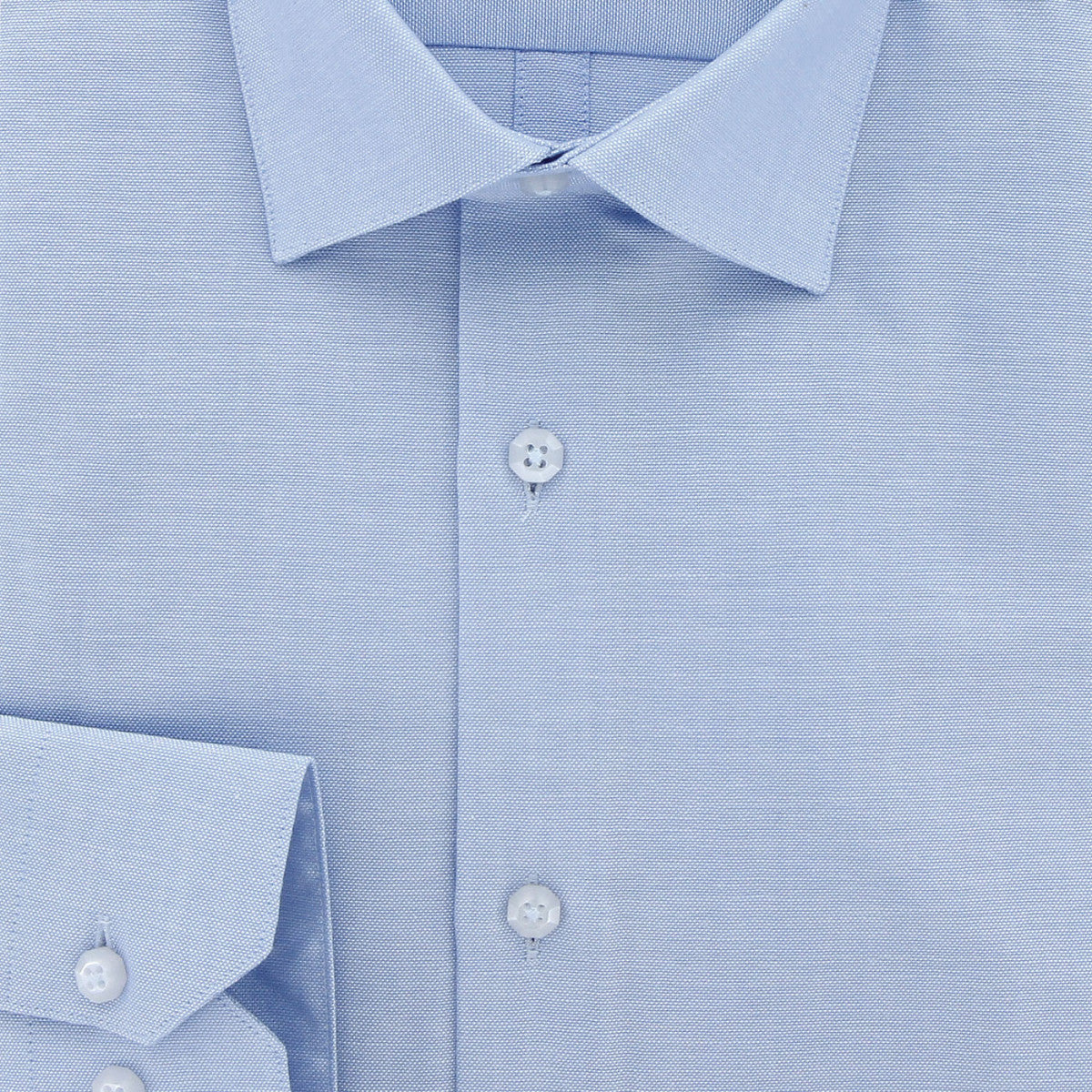Chemise cintrée tissu oxford uni AE11AM1 bleu