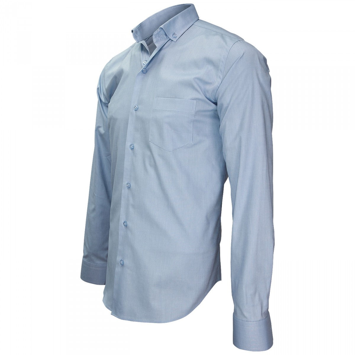 Chemise tissu pinpointPRESTIGE Emporio balzani J7EB1 bleu clair