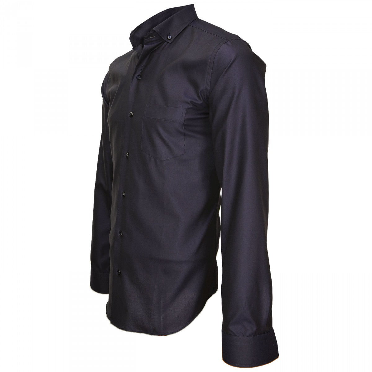Chemise tissu pinpointPRESTIGE Emporio balzani J7EB4 bleu nuit