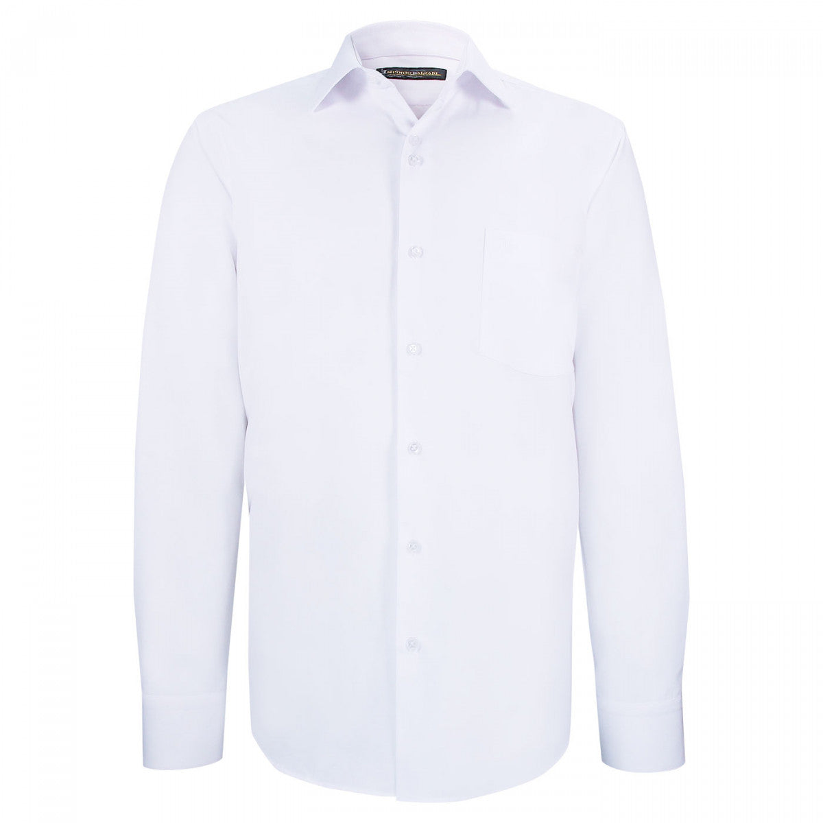 Chemise coupe droite tissu uni GRAFFI AB2EB1 blanc