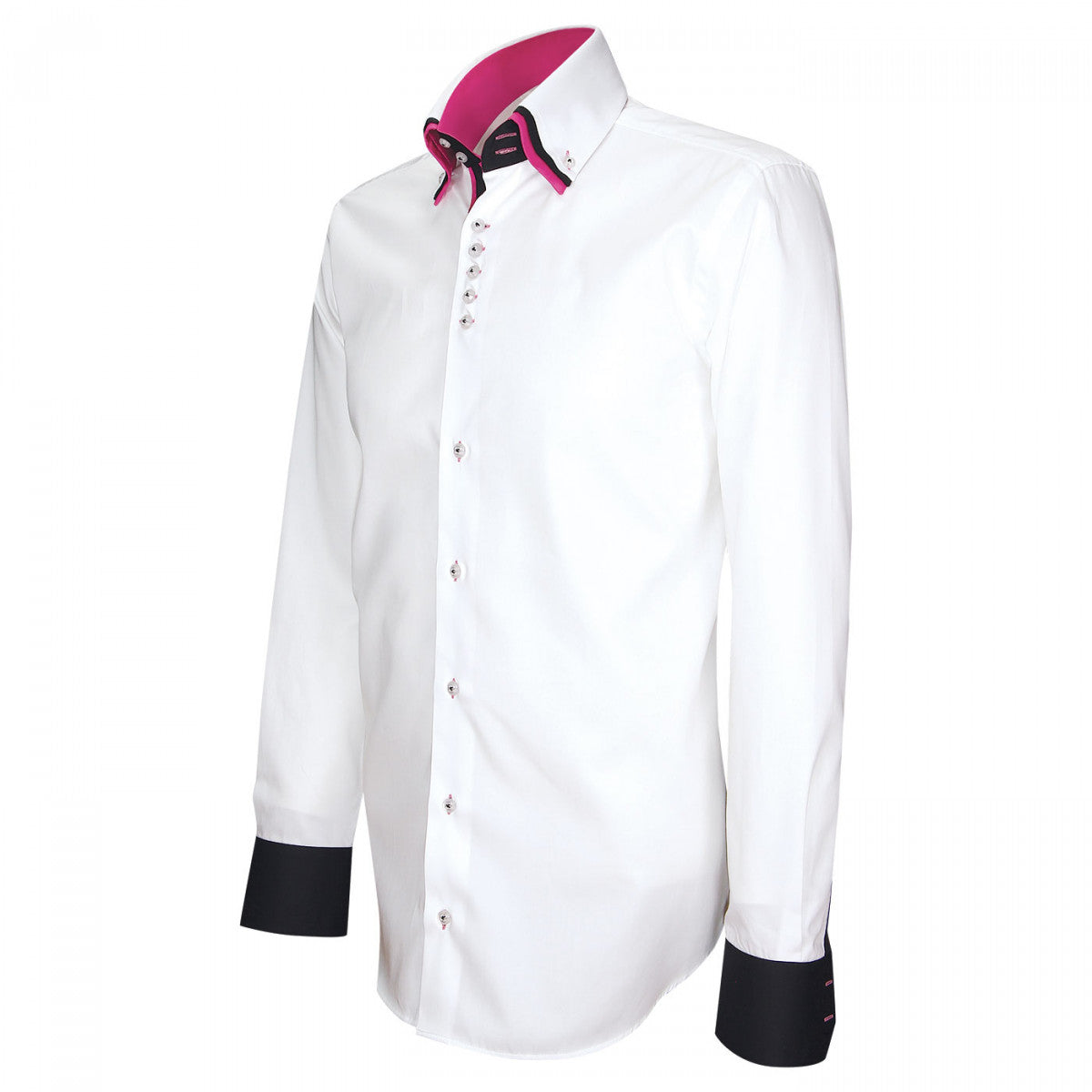 Chemise mode triple col Emporio Balzani ZP3EB1 blanc