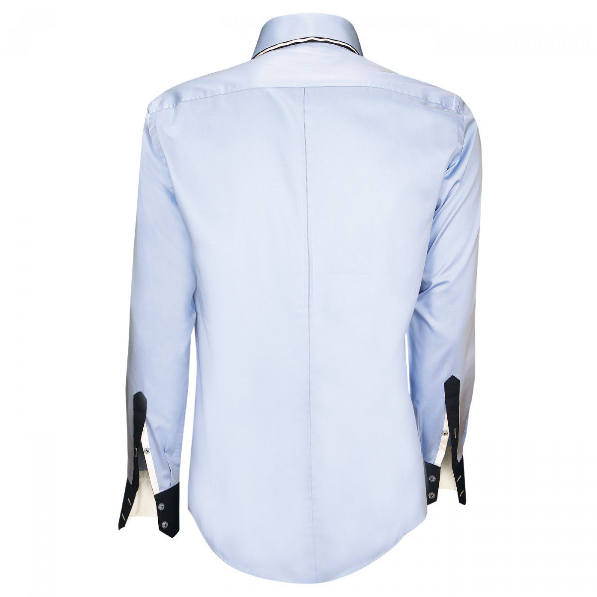 Chemise mode triple col Emporio Balzani ZP3EB4 bleu