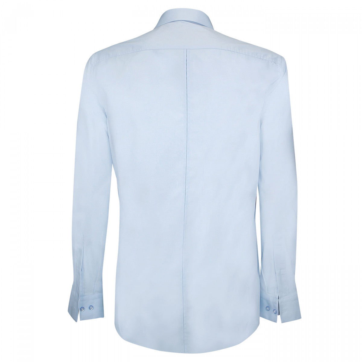 Chemise unie bleu