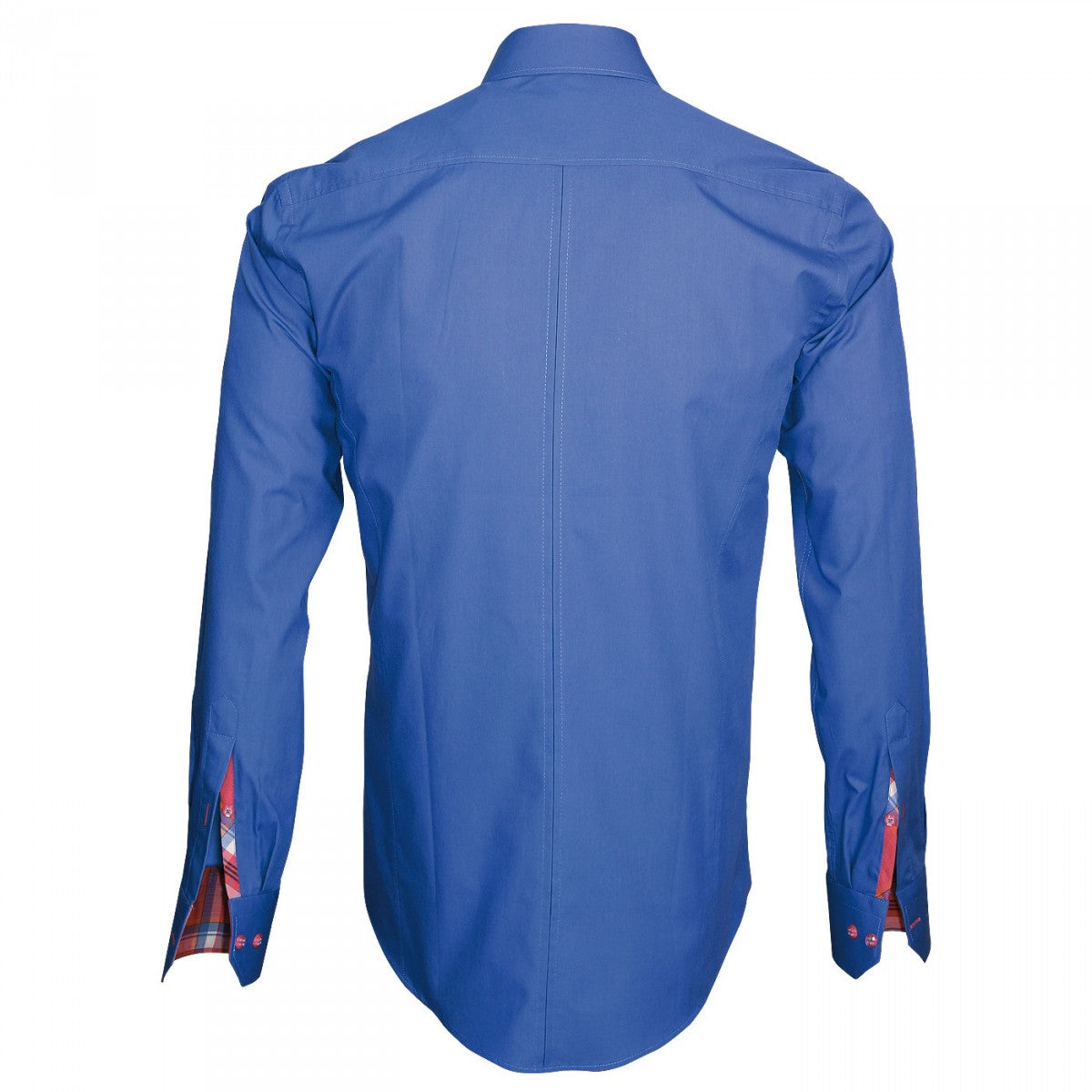 Chemise unie SETTIMO Emporio balzani E4EB1 bleu