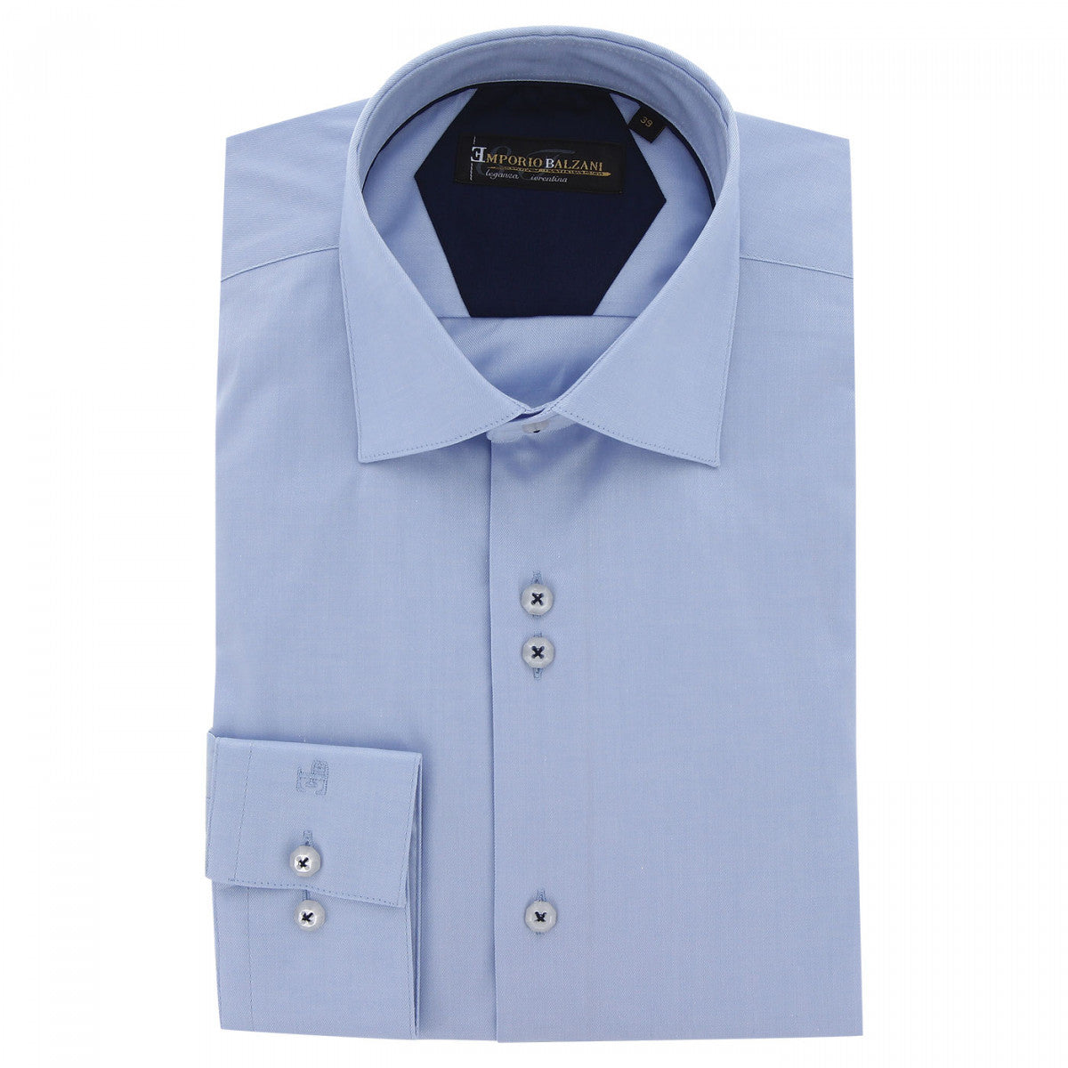 Chemise Emporio Balzani AD8EB2 bleu ciel