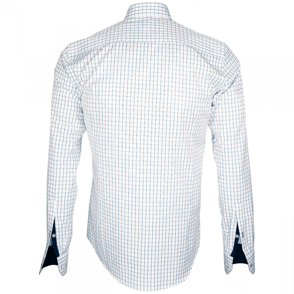 Chemise vichy AGOSTINO Emporio balzani Q13EB2 blanc