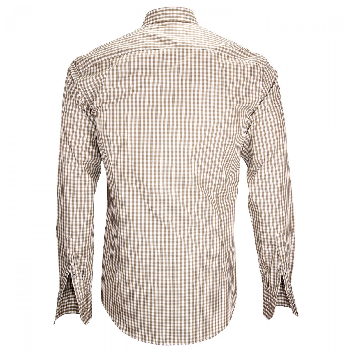 Chemise vichyMANOLO Emporio balzani ZB9EB1 beige