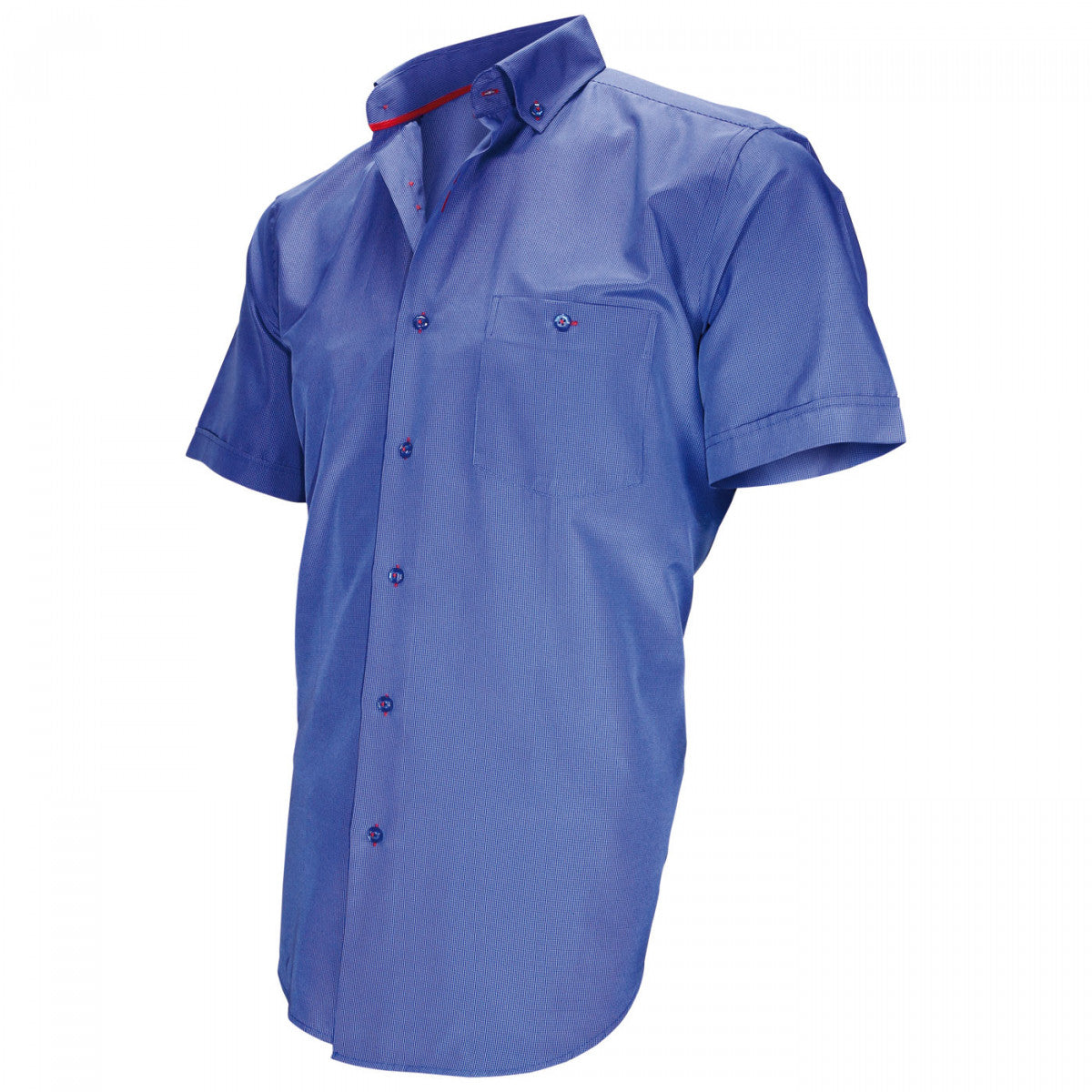 Chemisette à carreauxBARBARINO Emporio balzani FTMC-4EB1 bleu