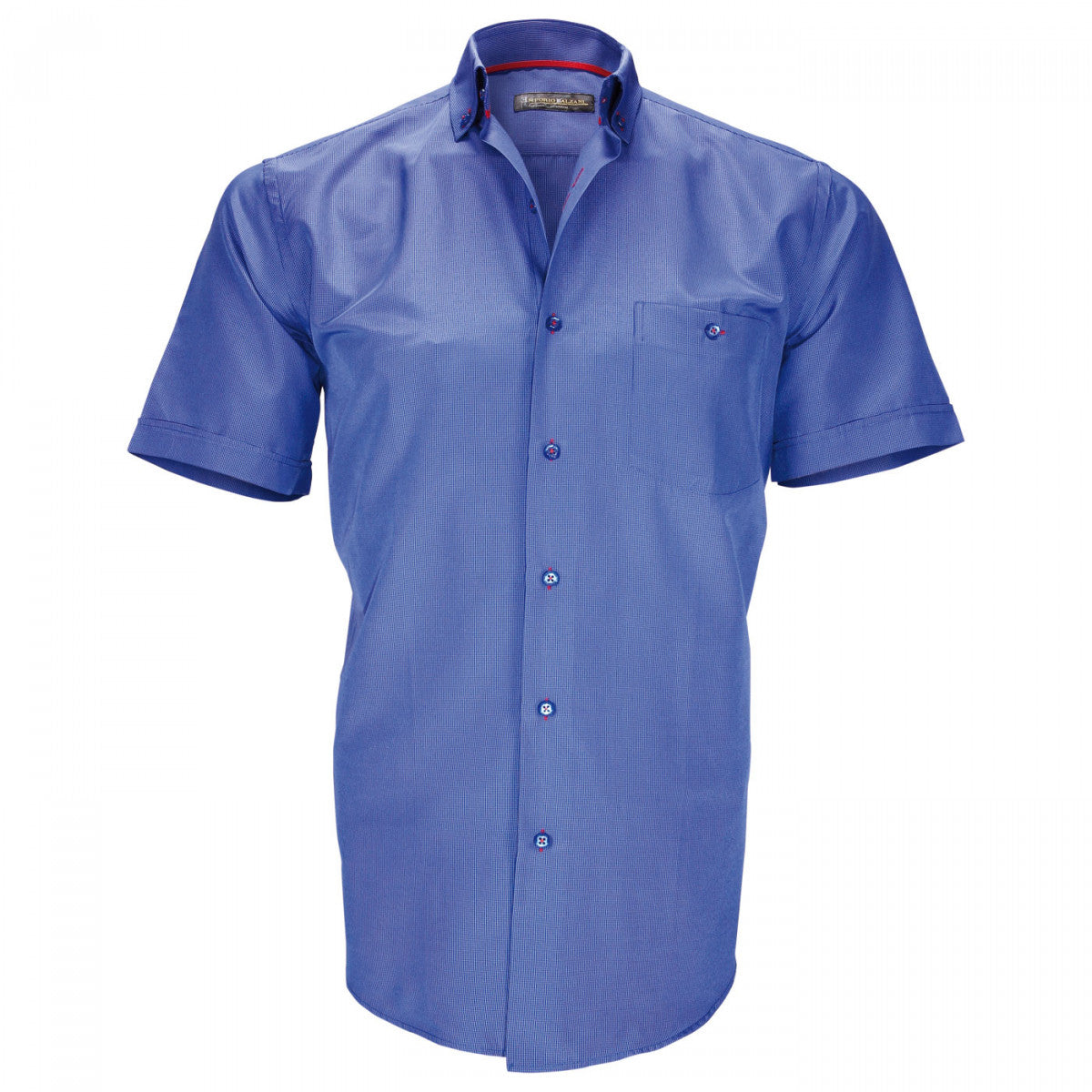 Chemisette à carreauxBARBARINO Emporio balzani FTMC-4EB1 bleu