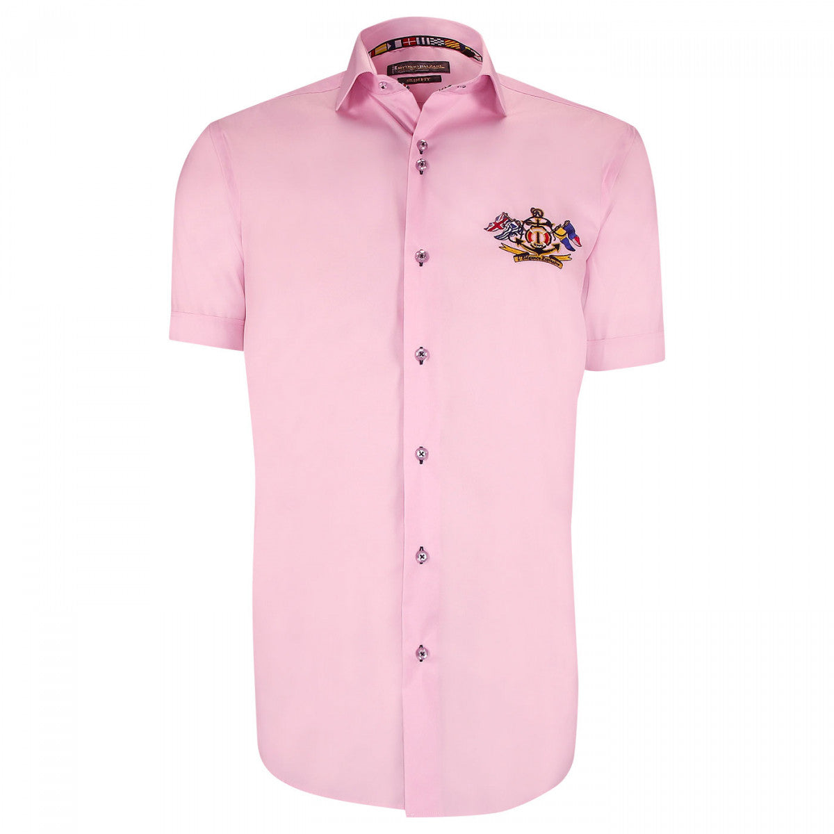 Chemisette brodée coupe cintrée EXCLUSIVO-AAMC3EB3 rose