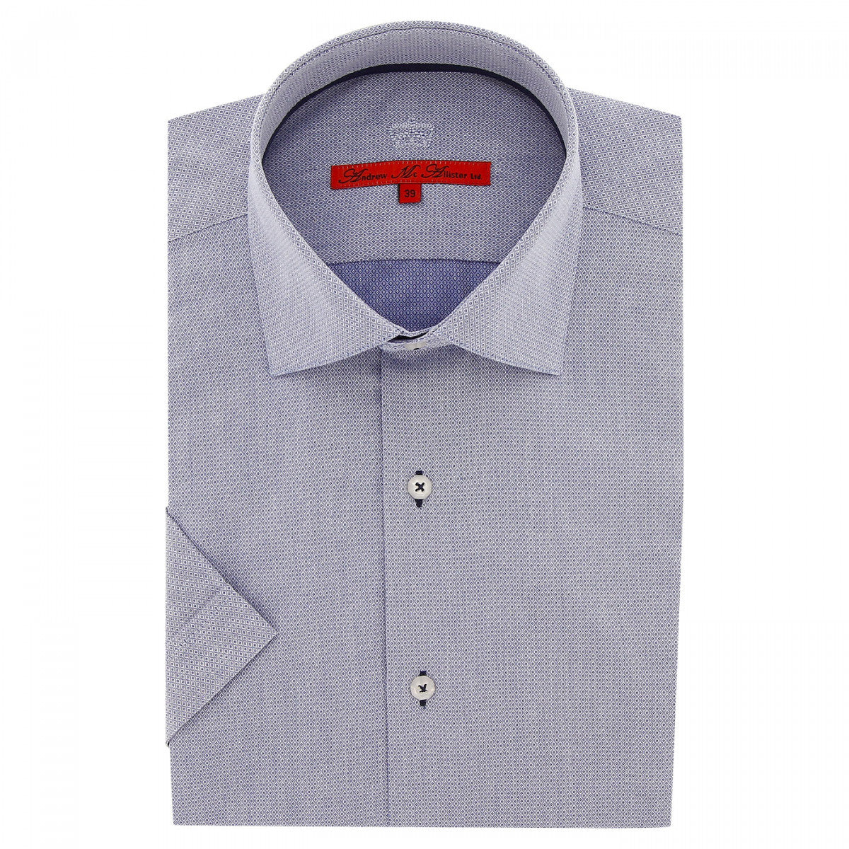 chemisette-classique-bleu-shtraight-aamc11am1 bleu indigo