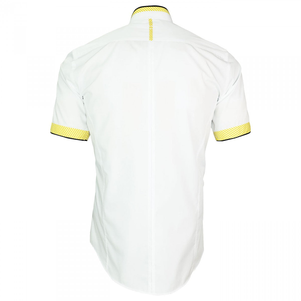 Chemisette col MaoLUXLEY Andrew Mc Allister TMC-T5AM5 blanc jaune