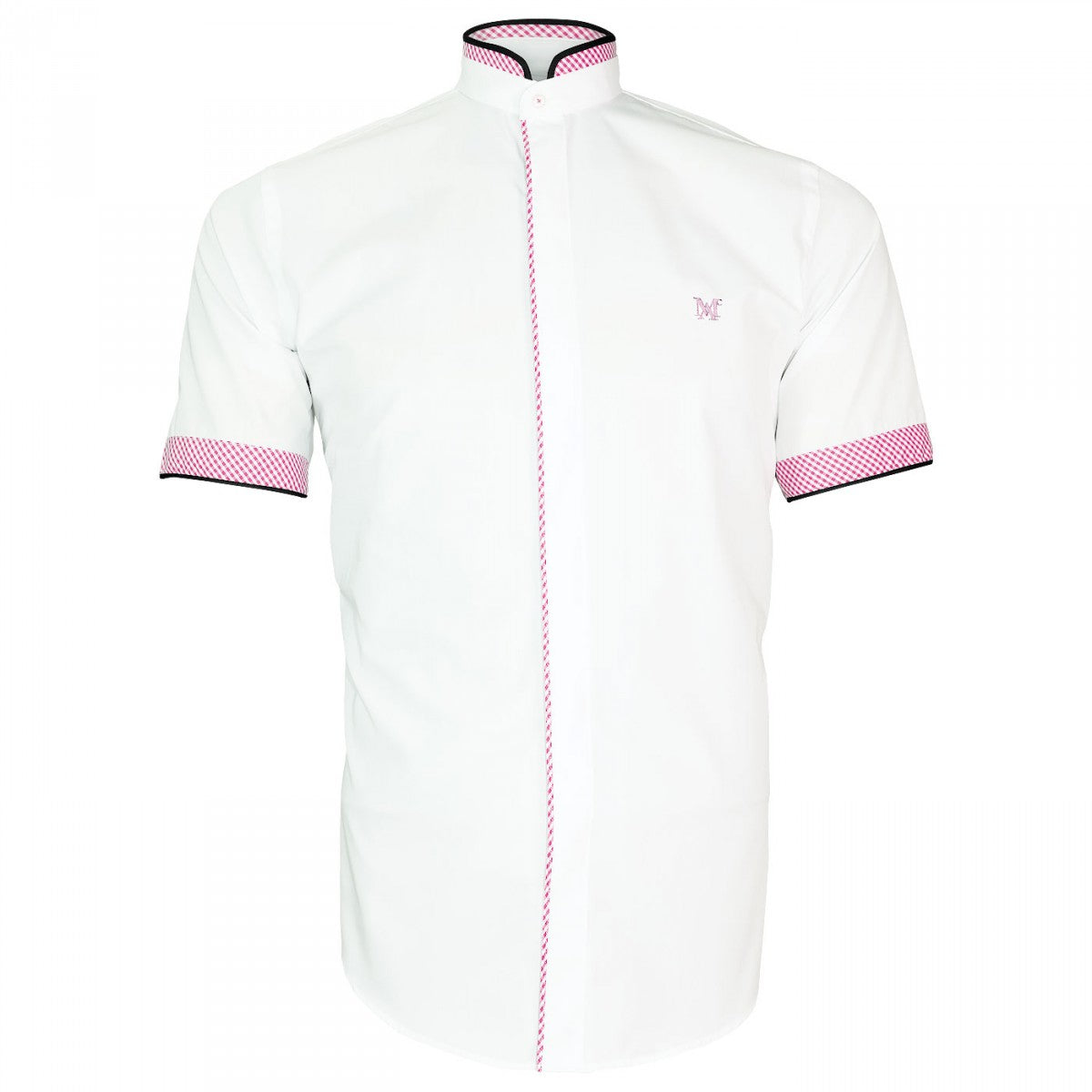 Chemisette col MaoLUXLEY Andrew Mc Allister TMC-T5AM3 blanc rose