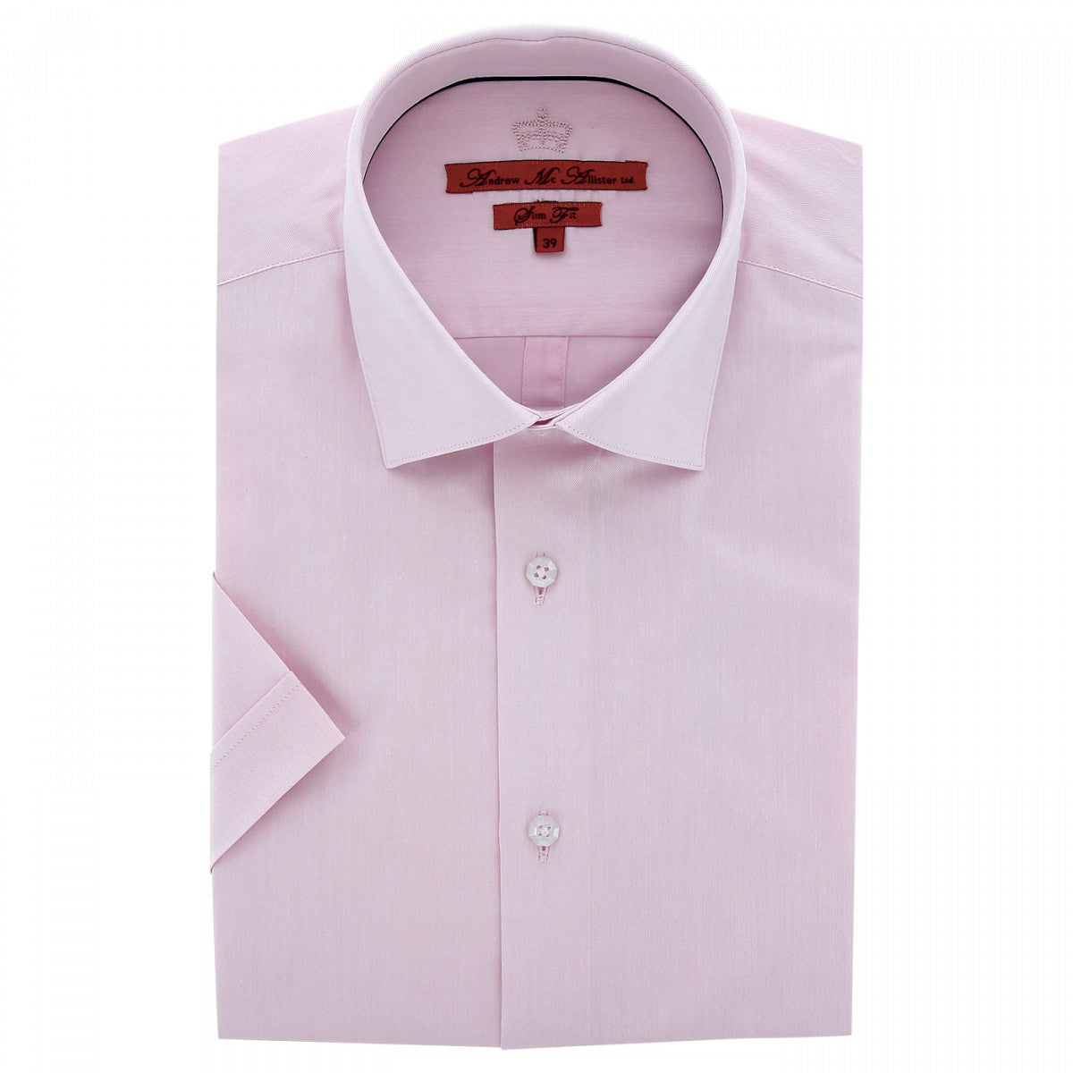 Chemisette coupe cintré unie rose