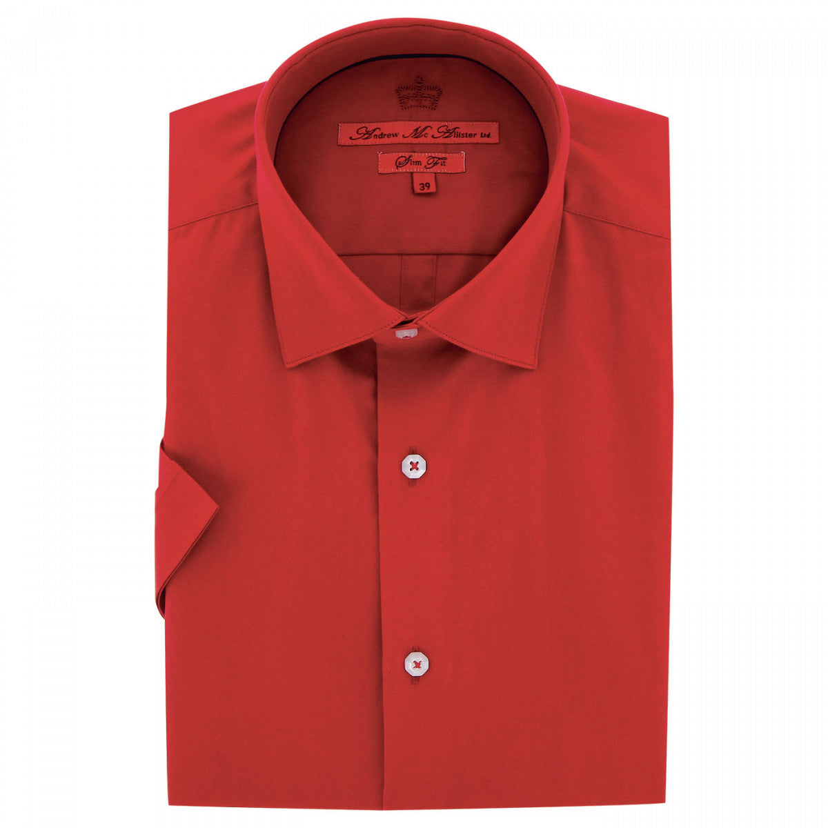 Chemisette coupe cintré unie AE1AMMC1 rouge