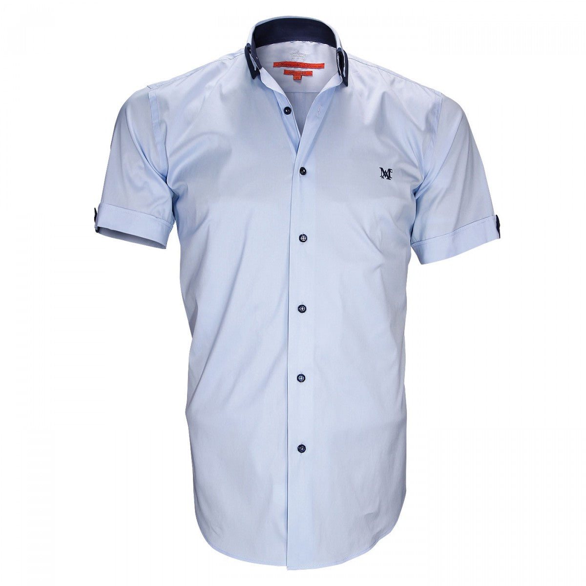 Chemisette double colDOOVER Andrew Mac Allister LMC-2AM2 bleu