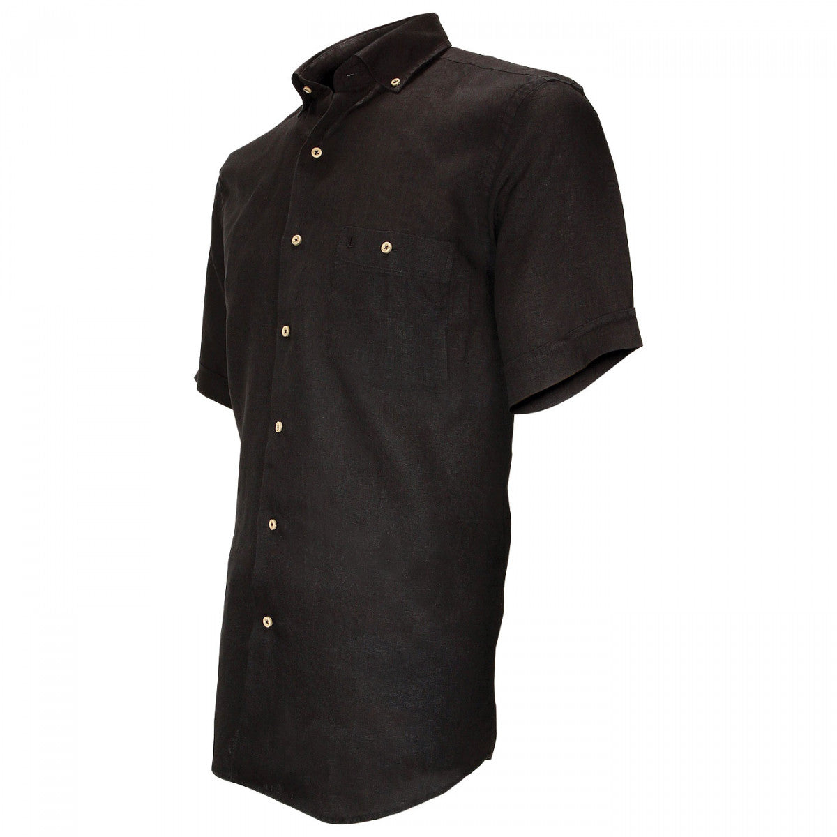 Chemisette en linSAN MARTINO Emporio balzani FTMC-2EB5 noir