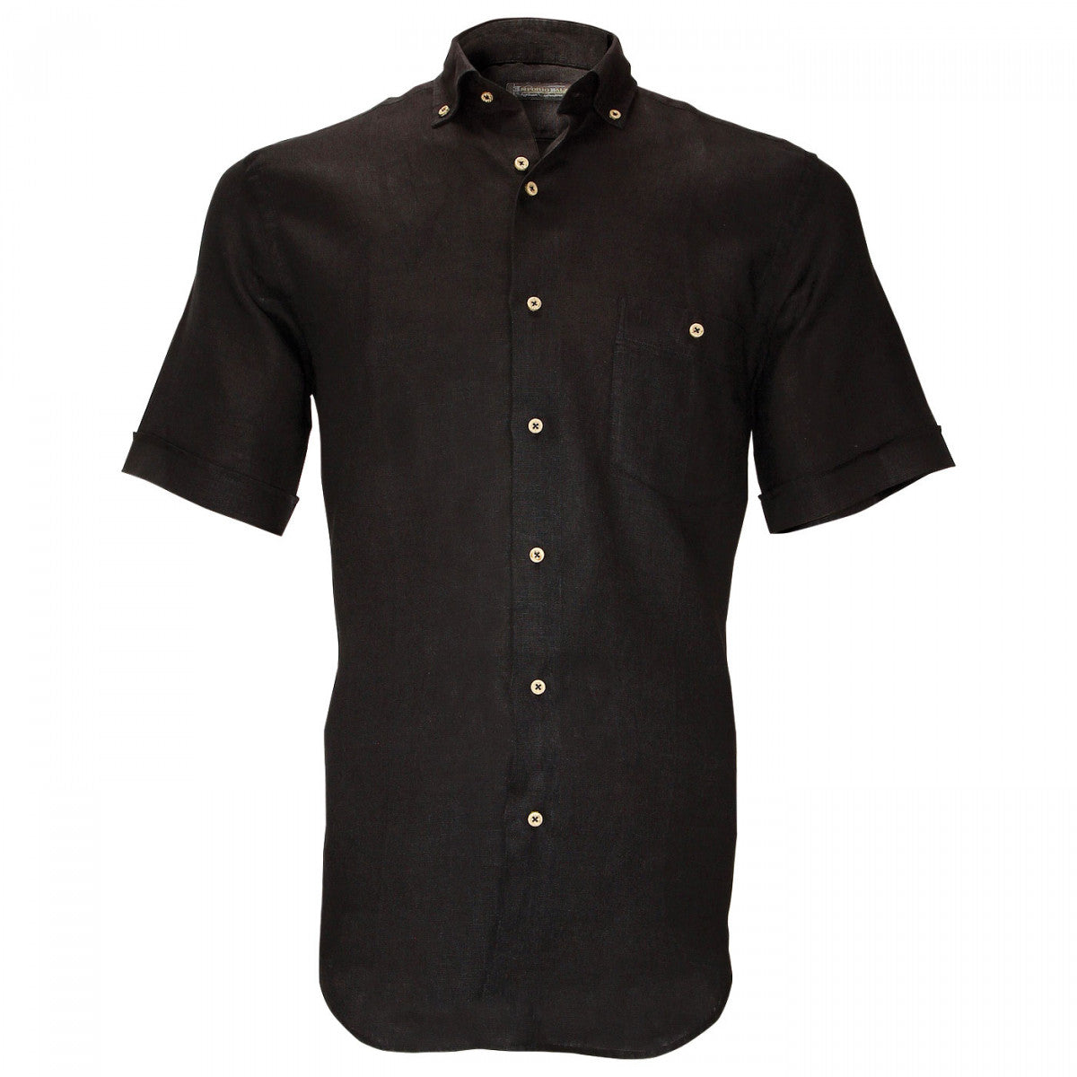 Chemisette en linSAN MARTINO Emporio balzani FTMC-2EB5 noir