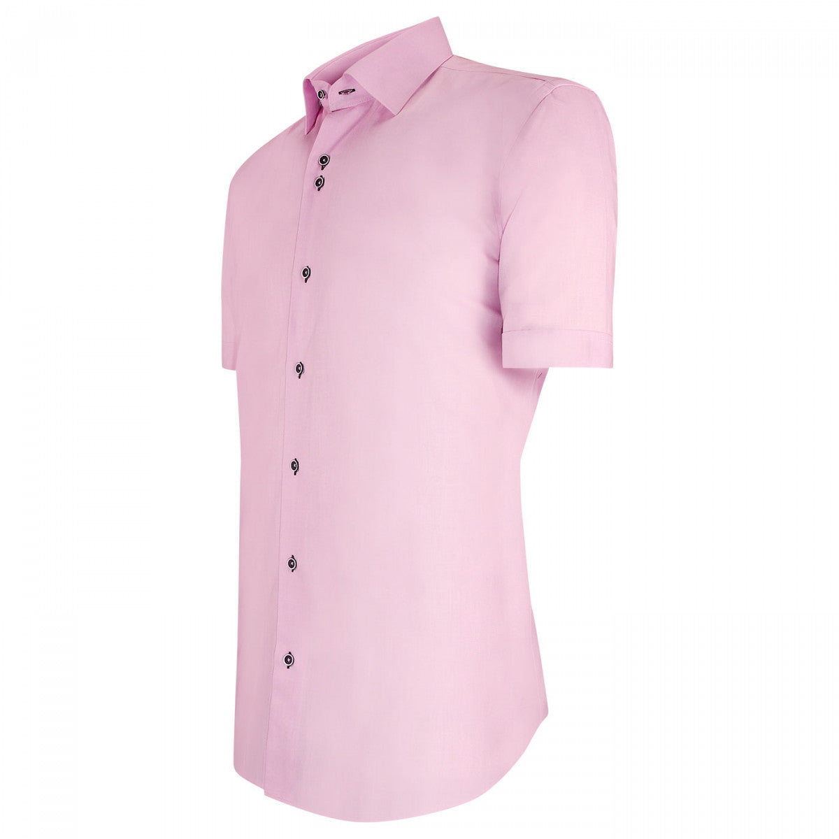 Chemisette lin classique coupe droite OLINA-AAMC5EB6 rose