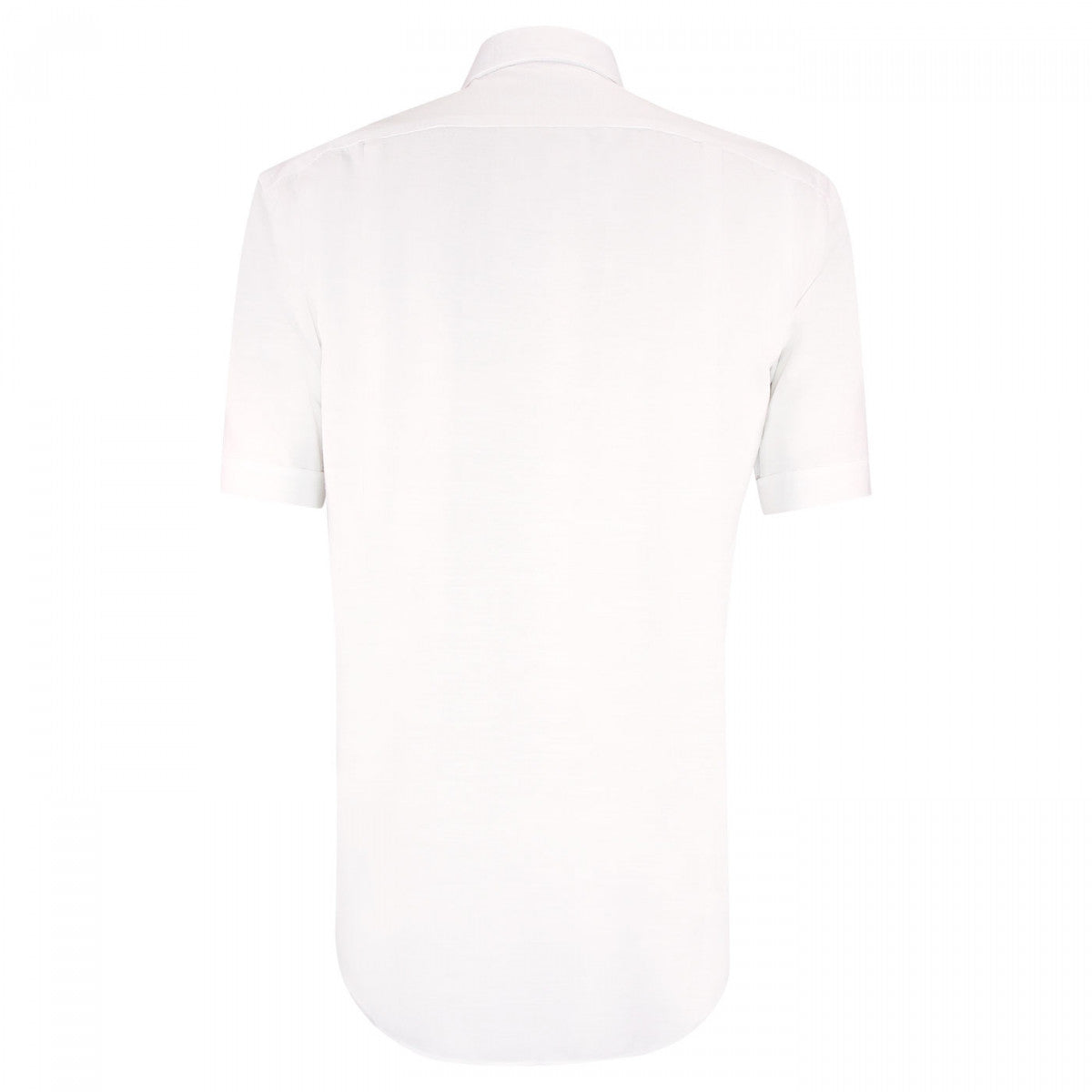 Chemisette lin classique coupe droite OLINO-AAMC1EB2 blanc