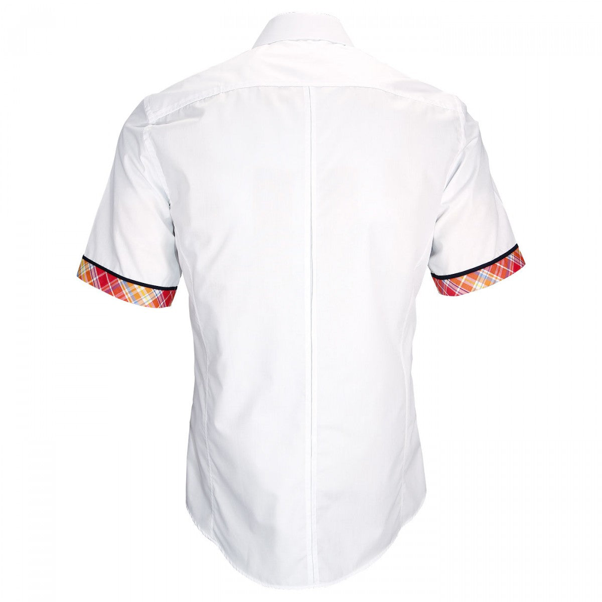 Chemisette modeWIGHT Andrew Mac Allister ZBMC-13AM3 blanc orange