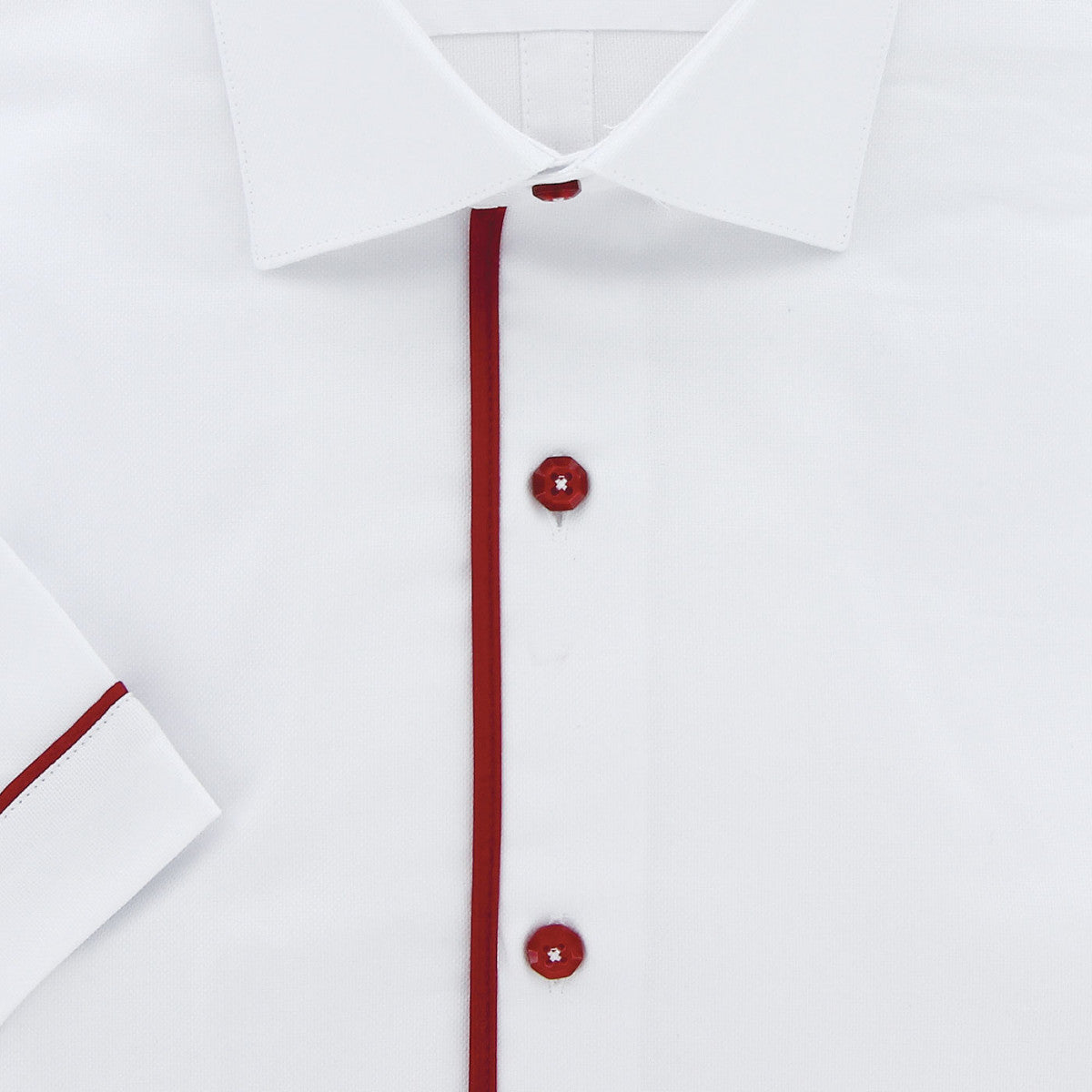 Chemisette mc allister ADMC4AM2 blanc rouge
