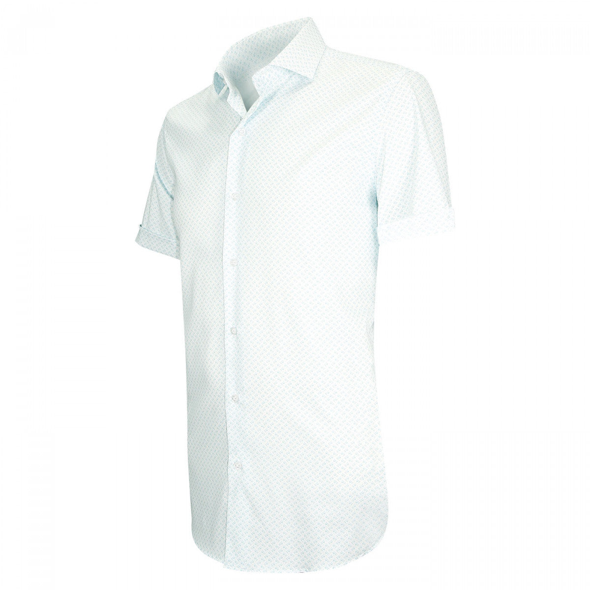 Chemise stretchALBINONI Emporio balzani FTMC-1EB4 turquoise