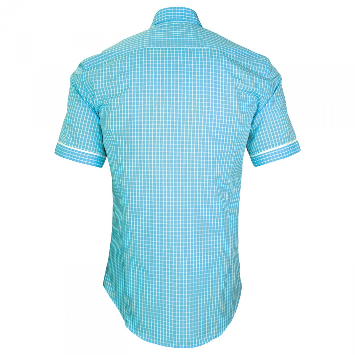 Chemisette vichyDIXON Andrew Mc Allister TMC-T4AM4 turquoise