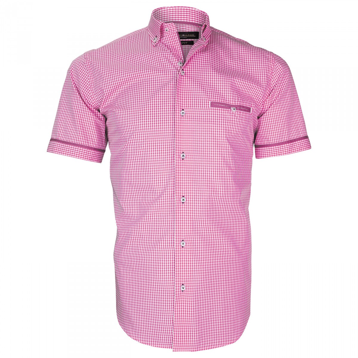 Chemisette vichyPIASTRELLA Emporio balzani TMC-T4EB2 rose
