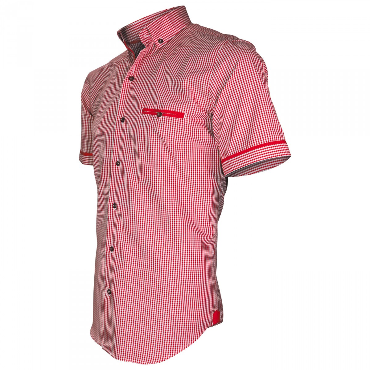Chemisette vichyPIASTRELLA Emporio balzani TMC-T4EB5 rouge