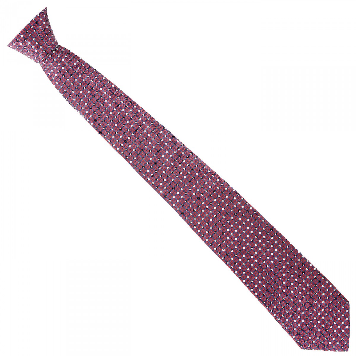 Cravate en soie JACQUARD Emporio balzani NP-CRFANT11 bordeaux