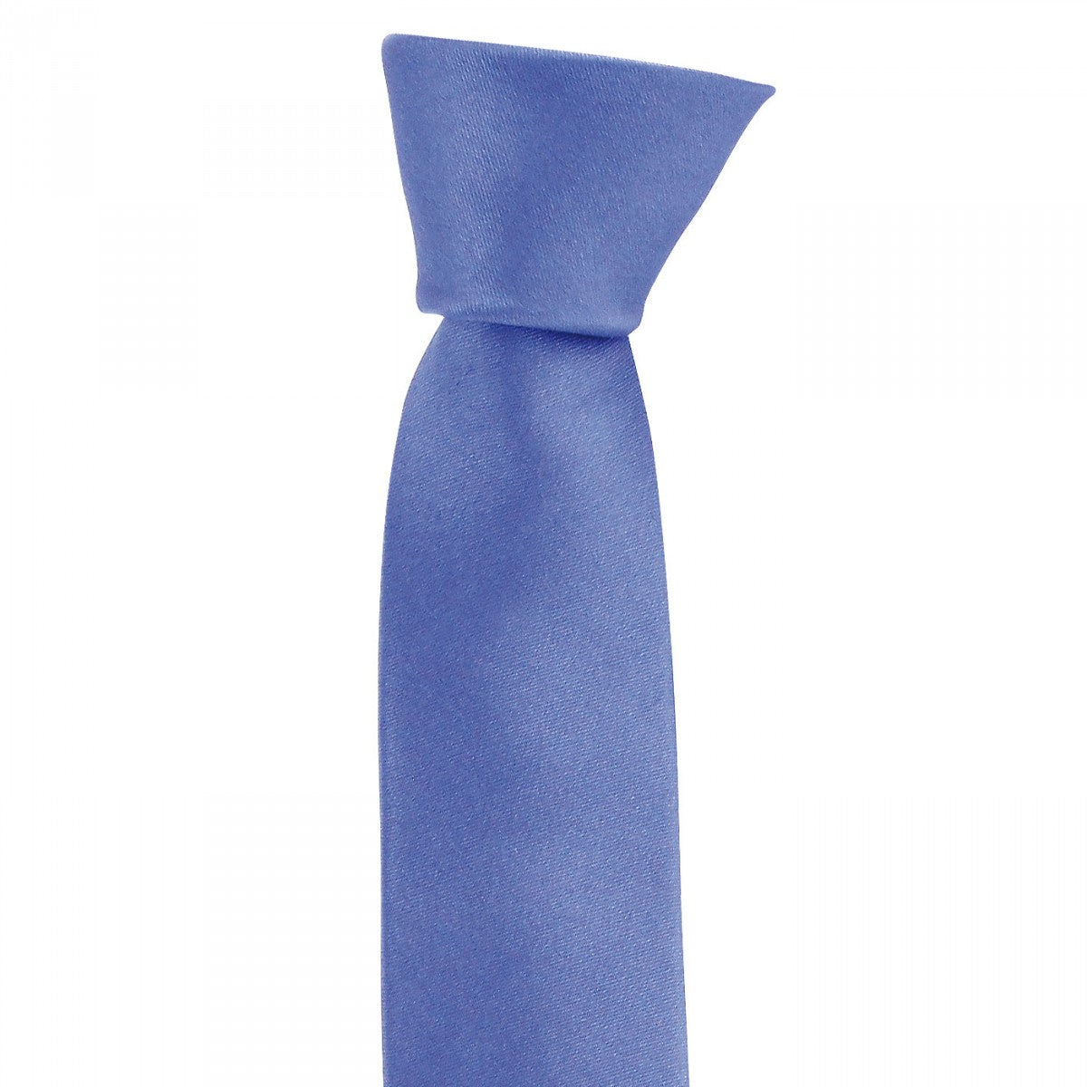 CRAVATE EN SOIE SLIM Andrew Mc Allister KCTFINE-BLEU1 bleu