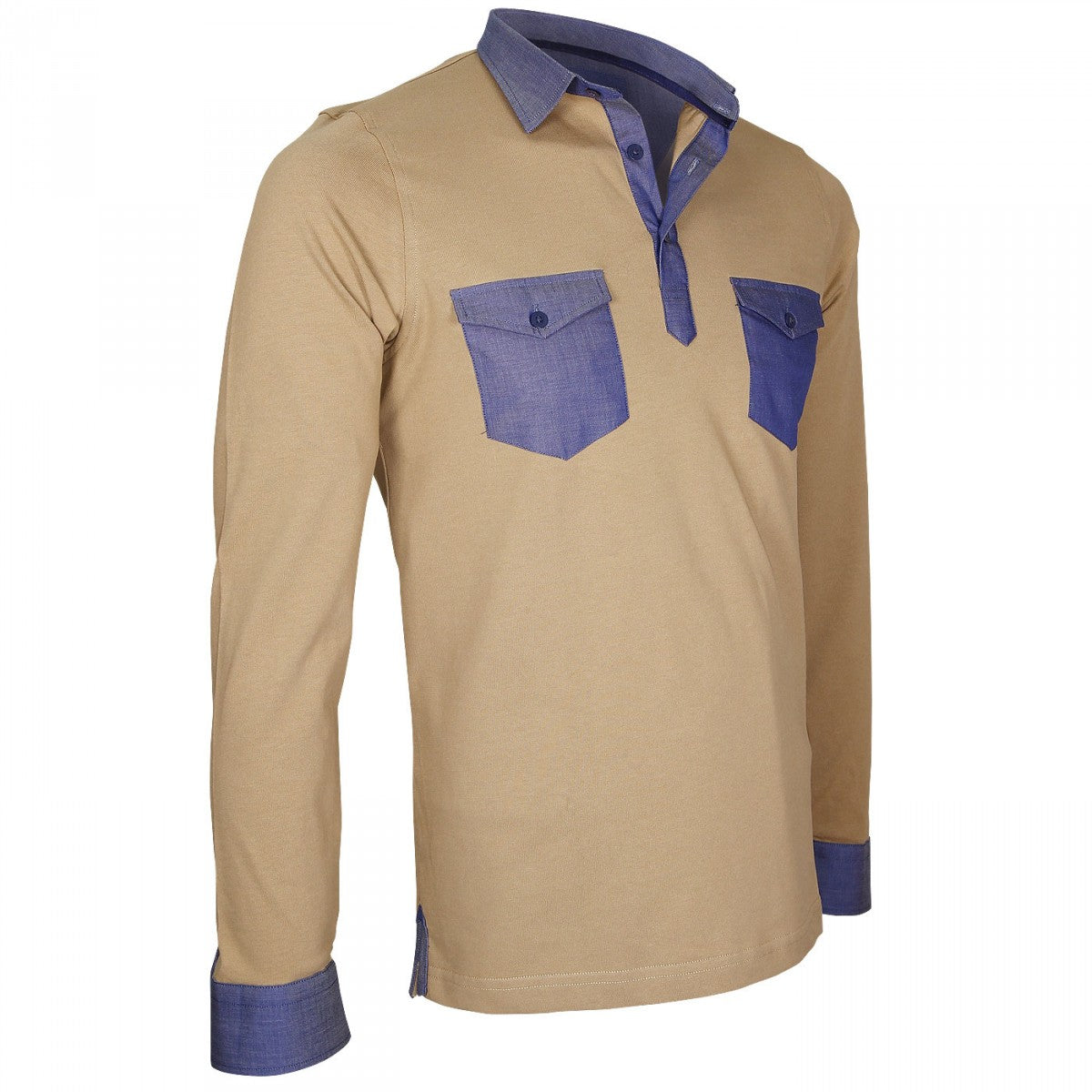 Polo à poches WELLINGTON Andrew Mc Allister NPOCKET4 beige