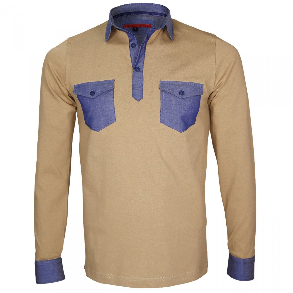 Polo à poches WELLINGTON Andrew Mc Allister NPOCKET4 beige