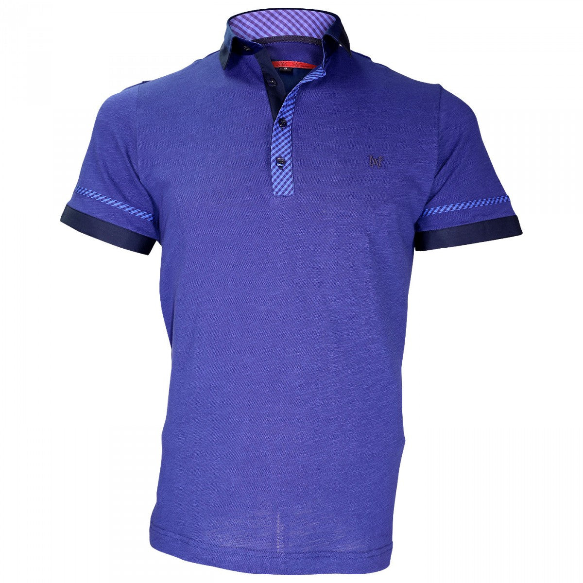 Polo bi-matièreFOLKERSTONE Andrew Mc Allister TM1-NAVY bleu marine